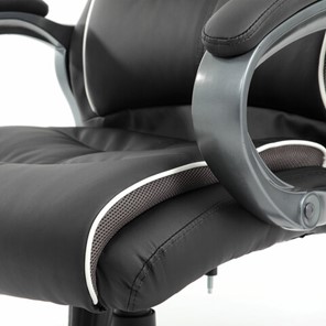 Кресло компьютерное Brabix Premium Strong HD-009 (экокожа черная, ткань серая) 531945 в Заводоуковске - предосмотр 9