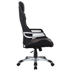 Кресло компьютерное Brabix Techno GM-002 (ткань, черное/серое, вставки белые) в Заводоуковске - предосмотр 1