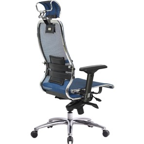 Кресло компьютерное Samurai S-3.04, синий в Заводоуковске - предосмотр 3