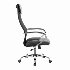 Офисное кресло Brabix Premium Stalker EX-608 CH (хром, ткань-сетка/кожзам, черное) 532091 в Тюмени - предосмотр 8