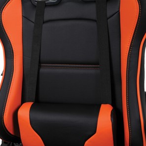 Офисное кресло Brabix GT Racer GM-100 (две подушки, экокожа, черное/оранжевое) в Заводоуковске - предосмотр 6