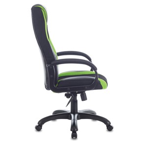 Компьютерное кресло Brabix Premium Rapid GM-102 (экокожа/ткань, черное/зеленое) 532419 в Тюмени - предосмотр 1