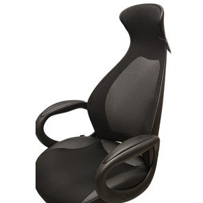 Кресло офисное Brabix Premium Genesis EX-517 (пластик черный, ткань/экокожа/сетка черная) в Заводоуковске - предосмотр 7