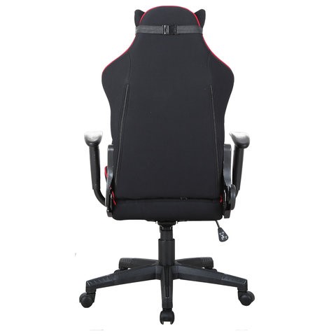 Кресло офисное Brabix GT Racer GM-100 (подушка, ткань, черное/красное) 531820 в Заводоуковске - изображение 5