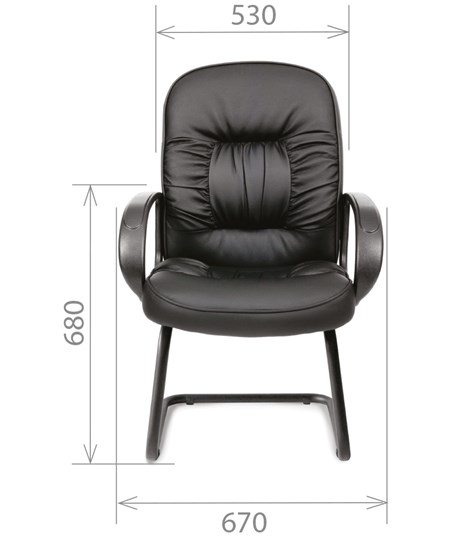 Офисное кресло CHAIRMAN 416V экокожа черная в Заводоуковске - изображение 1