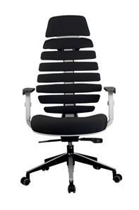 Кресло офисное Riva Chair SHARK (Черный/серый) в Тюмени - предосмотр 1