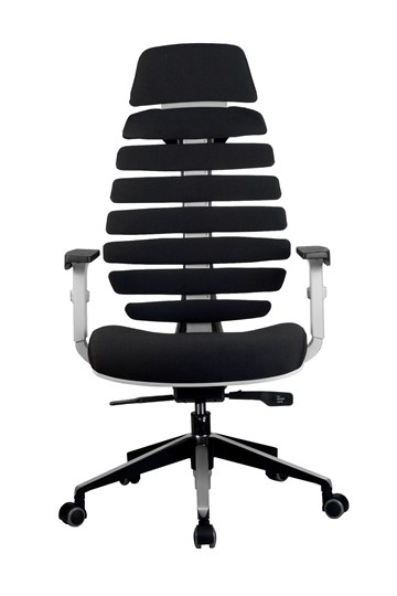 Кресло офисное Riva Chair SHARK (Черный/серый) в Тюмени - изображение 1