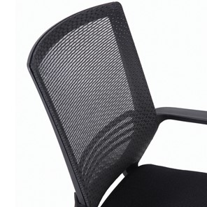Офисное кресло Brabix Daily MG-317 (с подлокотниками, хром, черное) в Заводоуковске - предосмотр 3