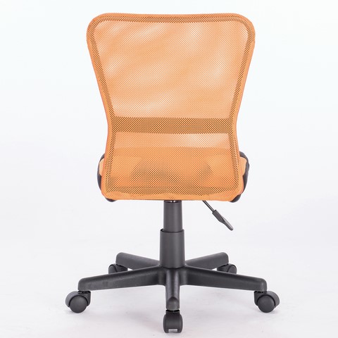 Кресло компьютерное Brabix Smart MG-313 (без подлокотников, комбинированное, черное/оранжевое) в Заводоуковске - изображение 4