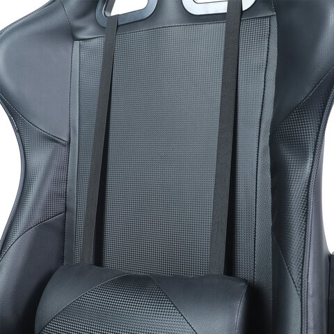 Офисное кресло Brabix GT Carbon GM-115 (две подушки, экокожа, черное) в Заводоуковске - изображение 6