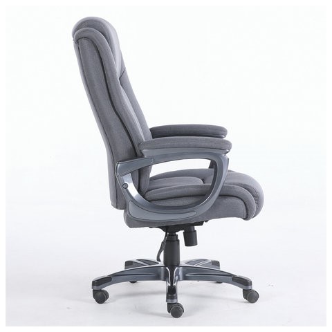 Офисное кресло Brabix Premium Solid HD-005 (ткань, серое) 531823 в Заводоуковске - изображение 1