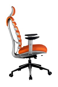 Кресло Riva Chair SHARK (Оранжевый/серый) в Тюмени - предосмотр 2
