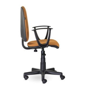 Офисное кресло Brabix Prestige Start MG-312 (эргономичная спинка, ткань, оранжевое) в Тюмени - предосмотр 1