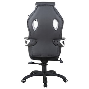 Кресло Brabix Techno Pro GM-003 (экокожа, черное/серое, вставки серые) в Заводоуковске - предосмотр 5