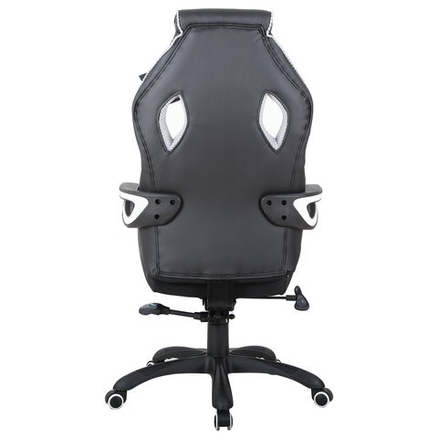 Кресло Brabix Techno Pro GM-003 (экокожа, черное/серое, вставки серые) в Заводоуковске - изображение 5