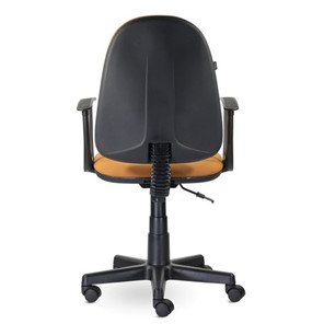 Офисное кресло Brabix Prestige Start MG-312 (эргономичная спинка, ткань, оранжевое) в Тюмени - предосмотр 3