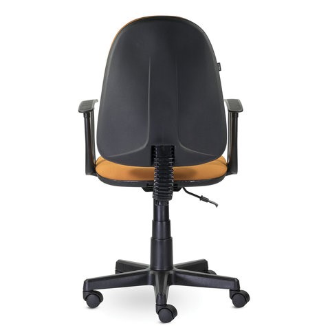 Офисное кресло Brabix Prestige Start MG-312 (эргономичная спинка, ткань, оранжевое) в Заводоуковске - изображение 3