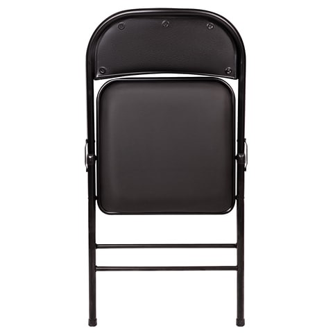 Офисный стул складной Brabix Golf Plus CF-003 Комфорт (черный каркас, кожзам черный) в Тюмени - изображение 3