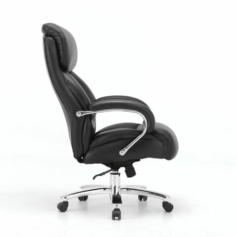 Офисное кресло Brabix Premium Pride HD-100 (натуральная кожа, черное) в Заводоуковске - изображение 1