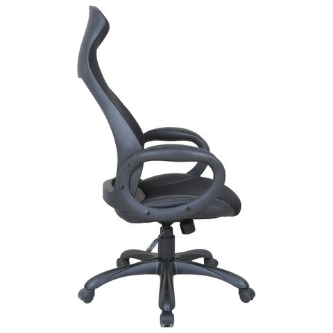 Кресло офисное Brabix Premium Genesis EX-517 (пластик черный, ткань/экокожа/сетка черная) в Заводоуковске - изображение 1