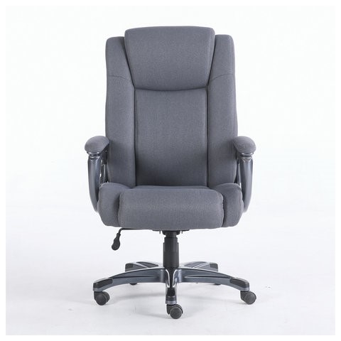 Офисное кресло Brabix Premium Solid HD-005 (ткань, серое) 531823 в Заводоуковске - изображение 2