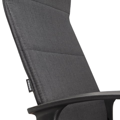 Кресло компьютерное Brabix Delta EX-520 (ткань, серое) 531579 в Тюмени - изображение 3