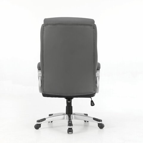 Компьютерное кресло Brabix Premium Level EX-527 (пружинный блок, рециклированная кожа, серое) в Заводоуковске - изображение 3