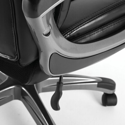 Кресло Brabix Premium Solid HD-005 (рециклированная кожа, черное) 531941 в Заводоуковске - изображение 8