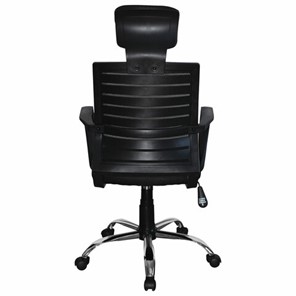 Кресло компьютерное Brabix Victory MG-016 (подголовник, хром, черное) в Тюмени - предосмотр 3