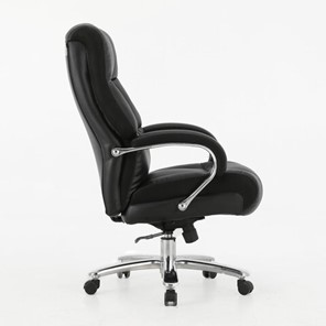 Кресло компьютерное Brabix Premium Bomer HD-007 (рециклированная кожа, хром, черное) 531939 в Тюмени - предосмотр 1