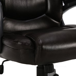 Кресло компьютерное Brabix Premium Favorite EX-577 (пружинный блок, рециклир. кожа, коричневое) 531936 в Тюмени - предосмотр 8