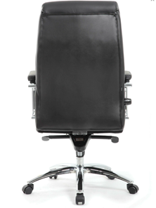 Кресло компьютерное Brabix Premium Phaeton EX-502 (натуральная кожа, хром, черное) в Тюмени - предосмотр 3