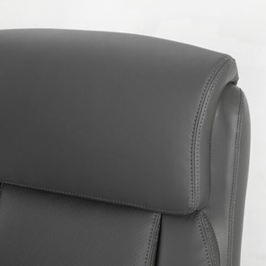 Компьютерное кресло Brabix Premium Level EX-527 (пружинный блок, рециклированная кожа, серое) в Заводоуковске - предосмотр 5