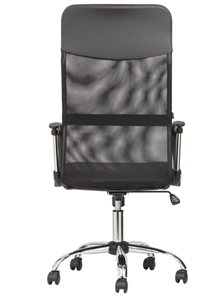 Офисное кресло Brabix Flash MG-302 (с подлокотниками, хром, черное) в Тюмени - предосмотр 3
