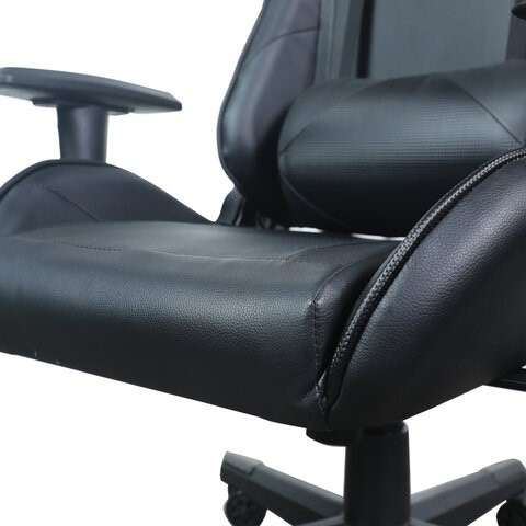 Офисное кресло Brabix GT Carbon GM-115 (две подушки, экокожа, черное) 531932 в Тюмени - изображение 8