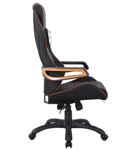 Офисное кресло Brabix Techno Pro GM-003 (ткань, черное/серое, вставки оранжевые) в Заводоуковске - предосмотр 2