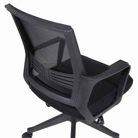 Кресло офисное Brabix Balance MG-320 (с подлокотниками, черное) 531831 в Тюмени - изображение 6