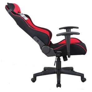 Кресло офисное Brabix GT Racer GM-100 (подушка, ткань, черное/красное) в Тюмени - предосмотр 3