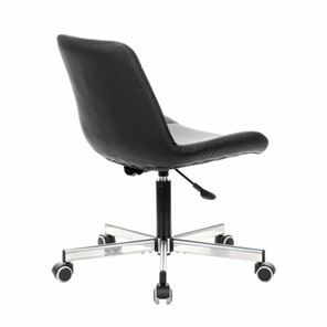 Офисное кресло Brabix Deco MG-316 (без подлокотников, пятилучие серебристое, экокожа, черное) 532080 в Тюмени - предосмотр 2