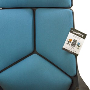 Кресло компьютерное Brabix Premium Prime EX-515 (ткань, голубое) в Тюмени - предосмотр 5