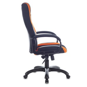 Компьютерное кресло Brabix Premium Rapid GM-102 (экокожа/ткань, черно/оранжевое) в Тюмени - предосмотр 1