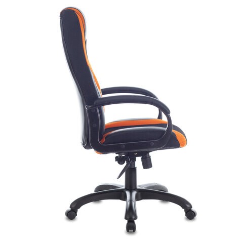 Компьютерное кресло Brabix Premium Rapid GM-102 (экокожа/ткань, черно/оранжевое) в Заводоуковске - изображение 1