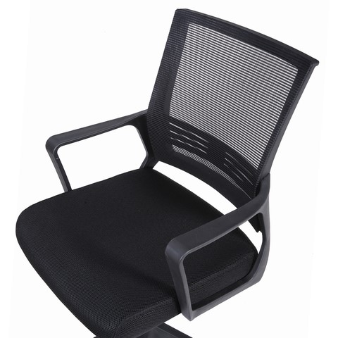 Кресло офисное Brabix Balance MG-320 (с подлокотниками, черное) 531831 в Тюмени - изображение 5