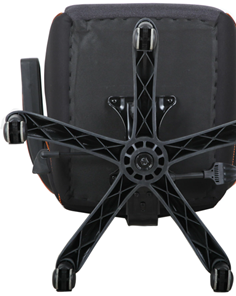Офисное кресло Brabix Techno Pro GM-003 (ткань, черное/серое, вставки оранжевые) в Заводоуковске - предосмотр 5
