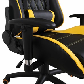 Компьютерное кресло Brabix GT Master GM-110 (две подушки, экокожа, черное/желтое) в Тюмени - предосмотр 9