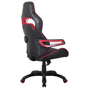 Офисное кресло Brabix Nitro GM-001 (ткань, экокожа, черное, вставки красные) в Заводоуковске - предосмотр 2