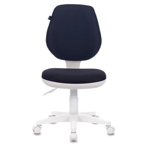 Офисное кресло Brabix Fancy MG-201W (без подлокотников, пластик белый, синие) в Заводоуковске - предосмотр 1