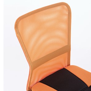 Кресло компьютерное Brabix Smart MG-313 (без подлокотников, комбинированное, черное/оранжевое) в Заводоуковске - предосмотр 5