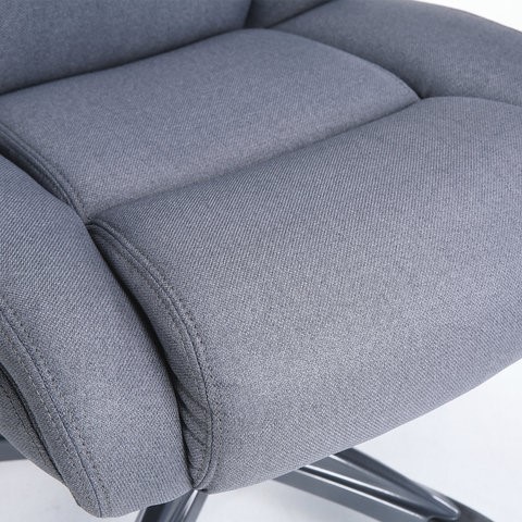 Офисное кресло Brabix Premium Solid HD-005 (ткань, серое) 531823 в Заводоуковске - изображение 7