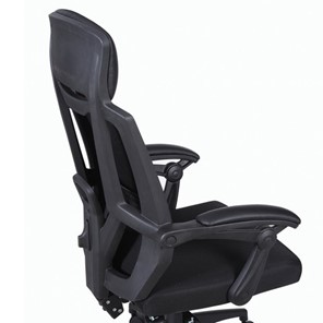 Офисное кресло Brabix Nexus ER-401 (с подлокотниками, черное) 531835 в Тюмени - предосмотр 3